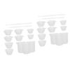 Operitacx 2sets Silicone Measuring Cups Mixing Cups for Epoxy Glue Making Diy Supply Molding Kit view 1