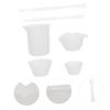 Operitacx 2sets Silicone Measuring Cups Mixing Cups for Epoxy Glue Making Diy Supply Molding Kit view 3