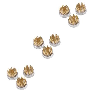 STOBOK 9pcs Round Flower Arrangement Base Holder for Floral Tool Round Needle Tips for Creative Flower Art for Home Decor and Special Events