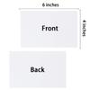 50 Sheets Blank Cardstock Paper 250 GSM Thick Heavy Cards Stock for DIY Art Projects, Card Making, Postcards, Greeting Cards, Birthday Party, Wedding Invitation (White, 4x6 inches) view 2