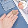 Beebeecraft 12Pcs 4 Sizes Spring Ring Clasps 925 Sterling Silver Round Jewelry Clasps with Plastic Box for DIY Jewelry Making view 3