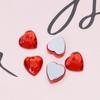 Shapenty 12mm Flat Back Acrylic Heart Rhinestones Crystal Gems for Valentines Day Wedding Decoration Table Scatter DIY Craft Card Jewelry Making, 200PCS (Red) view 3