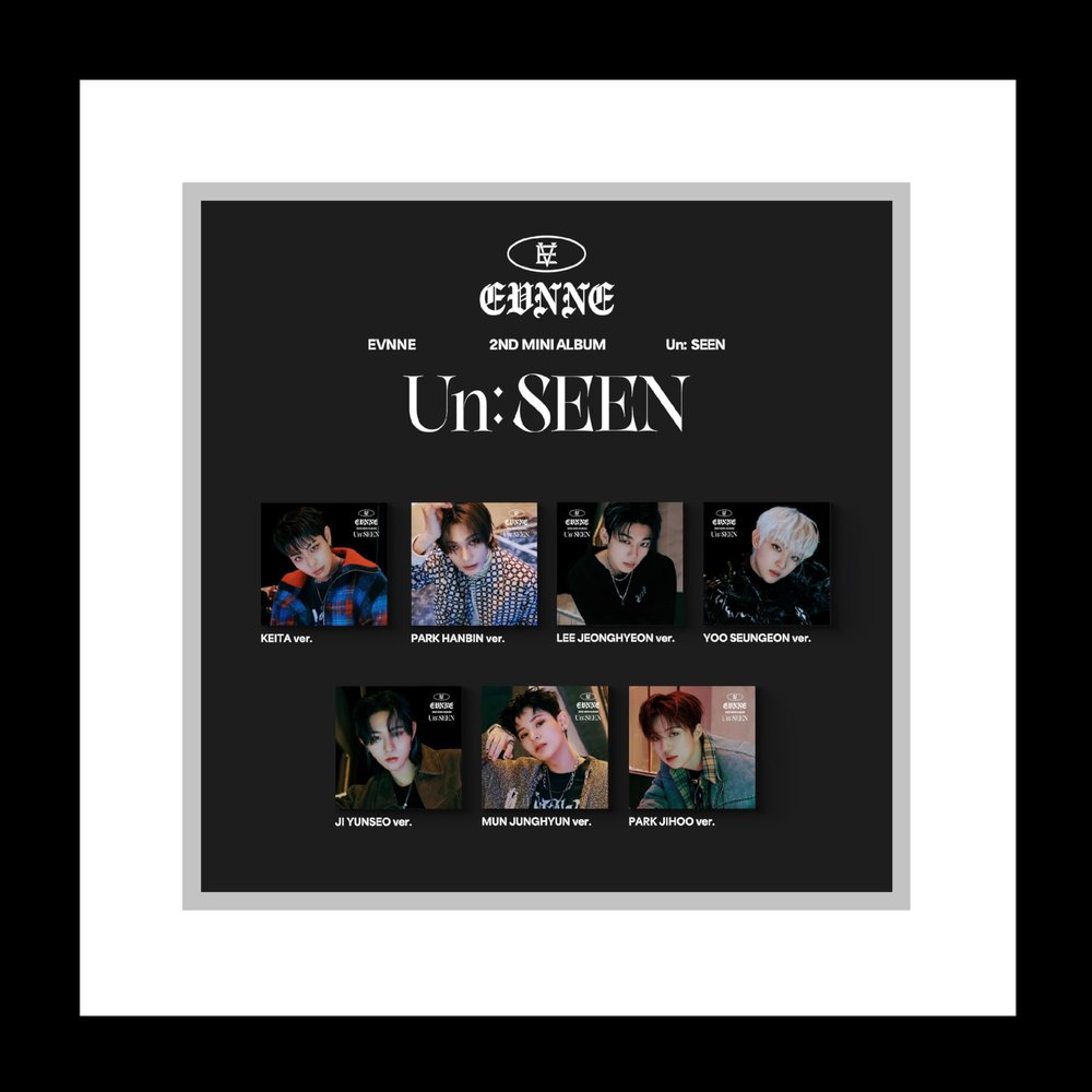 DREAMUS EVNNE Un : SEEN 2nd Mini Album CD+Photobook+Folding Poster on Pack+Photocard+Tracking Sealed (Digipack Park JIHOO Version)