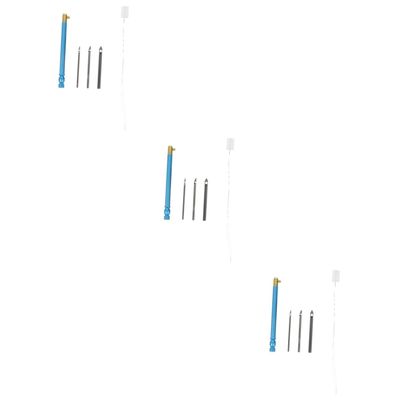 Lurrose 3sets Punch Needle Embroidery Kit Replacement Needles for Crafting for Beginners and Advanced Users for Holiday Projects