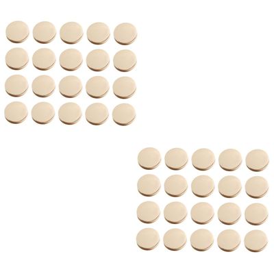 Lurrose 100pcs Zinc Alloy Coat Sewing Buttons Flatback Replacement Buttons for Clothing DIY Crafts and Scrapbook Decoration