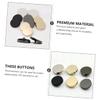 Lurrose 100pcs Zinc Alloy Coat Sewing Buttons Flatback Replacement Buttons for Clothing DIY Crafts and Scrapbook Decoration view 3
