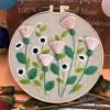 ARTopet DIY Embroidery Kit for Beginners Cross Stitch Kits Hand Embroidery Plant Patterns Embroidery Thread Kit for Craft Lover Hand Stitch with Embroidery Fabric-Plant04 view 1