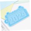 NUOBESTY 3pcs Silicone Keychain Pendant Mold for Graduation Crafts Flexible and Molds for Key Charms for Bag and Backpack Pendants Great Craft Enthusiasts view 2