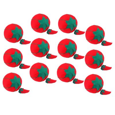 Anneome Cute Tomato Pin Cushion Soft Pin Holder for Sewing Compact Needle Thread Bag