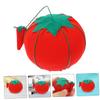Anneome Cute Tomato Pin Cushion Soft Pin Holder for Sewing Compact Needle Thread Bag view 2