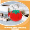 Anneome Cute Tomato Pin Cushion Soft Pin Holder for Sewing Compact Needle Thread Bag view 4