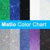 Matio Holographic Fine Glitter, 7.76oz/220g Laser Sapphire Craft Glitter Powder 1/64" Metallic Flakes Chip Iridescent Sequin for Epoxy Resin, DIY Tumblers Body Nail Arts, Candle, Slime, Festival Decor view 3