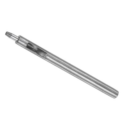 CoCud Leather Hole Punch, 2.5mm Button Dia. 7mm Shank, Steel Round Punch Snap Rivet Setter - (Applications: for Leathercraft DIY Clothing Fabric)