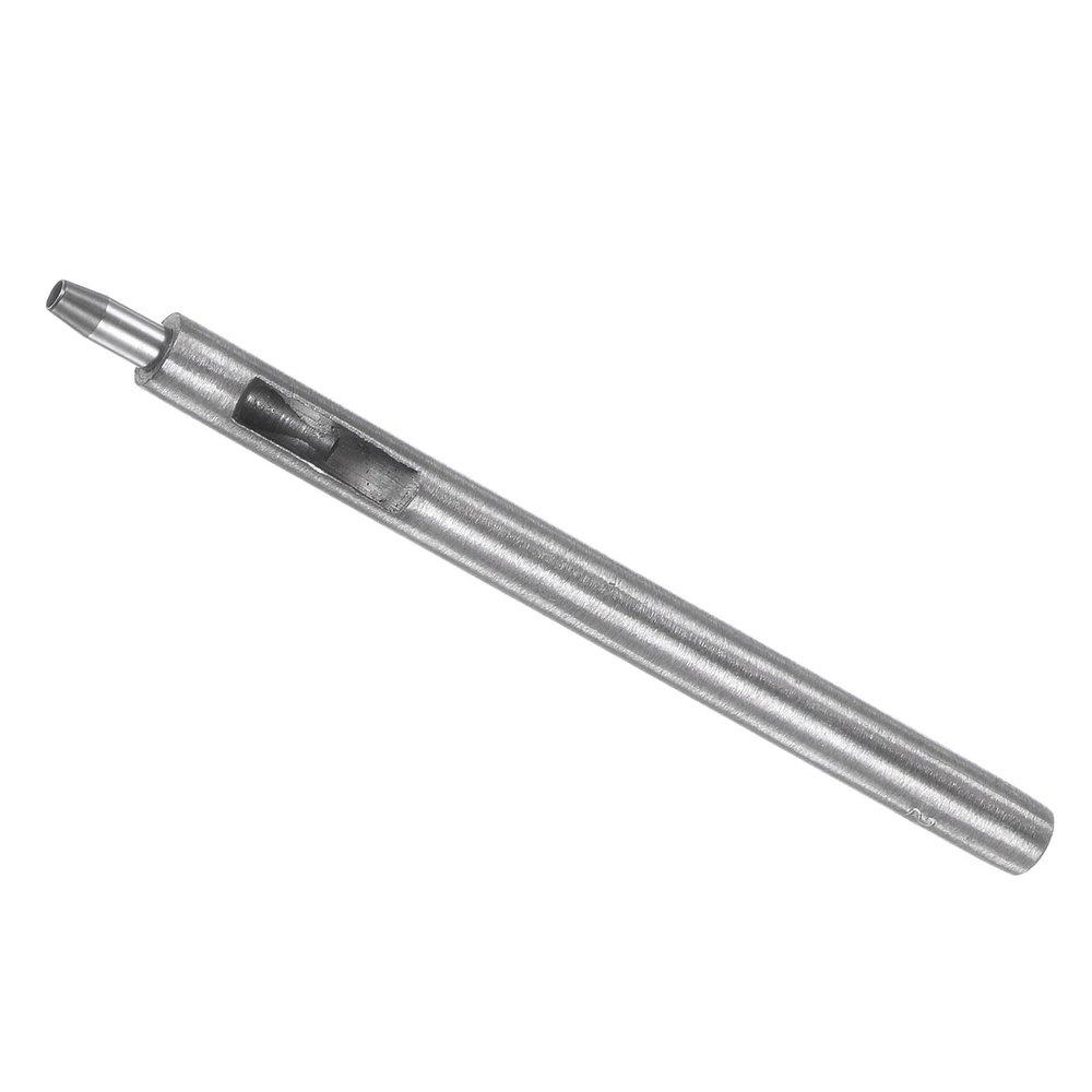 CoCud Leather Hole Punch, 2.5mm Button Dia. 7mm Shank, Steel Round Punch Snap Rivet Setter - (Applications: for Leathercraft DIY Clothing Fabric)