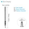 CoCud Leather Hole Punch, 2.5mm Button Dia. 7mm Shank, Steel Round Punch Snap Rivet Setter - (Applications: for Leathercraft DIY Clothing Fabric) view 2