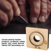 Leather Punching Wood Plate Punching Tool High Hardness Alloy Steel Clean Lines Round Shape for Clay view 2