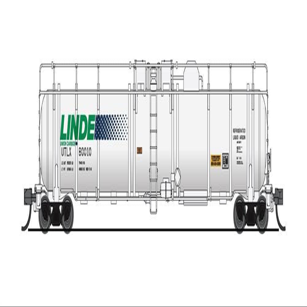 Broadway Limited 8145 Cryogenic Tank Car, Linde Type A, 2-Pack, N Scale