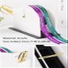 Scpantkend Craft Room Organiser Display Display Stand Acrylic Ribbon Rack,Wrapping Paper Storage Holder/Vinyl Rolls Rack, Small Ribbon Holder Organizer Rack for Thread Beads Ribbon Sewing Scissors view 4
