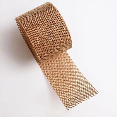 10M/Rolls Burlap Wired Ribbon Roll 5Cm Wide Colorful Burlap Weave Ribbon Jute Ribbon for DIY Craft Gift Wrapping Christmas Decor