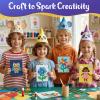 CreGear 100 Sheets Colored Cardstock Paper 8.5 x 11, 10 Colors Card Stock view 3
