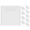 Briartw 90 Pack Storage Envelopes,Clear 6.4x6.4 Resealable Plastic Envelopes Pockets for Cutting Dies Stencil Crafts Organizer Holder,Storage Bag for Clear Stamp,Die Cuts,Scrapbook Paper,Photos view 1