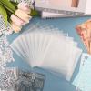 Briartw 90 Pack Storage Envelopes,Clear 6.4x6.4 Resealable Plastic Envelopes Pockets for Cutting Dies Stencil Crafts Organizer Holder,Storage Bag for Clear Stamp,Die Cuts,Scrapbook Paper,Photos view 3