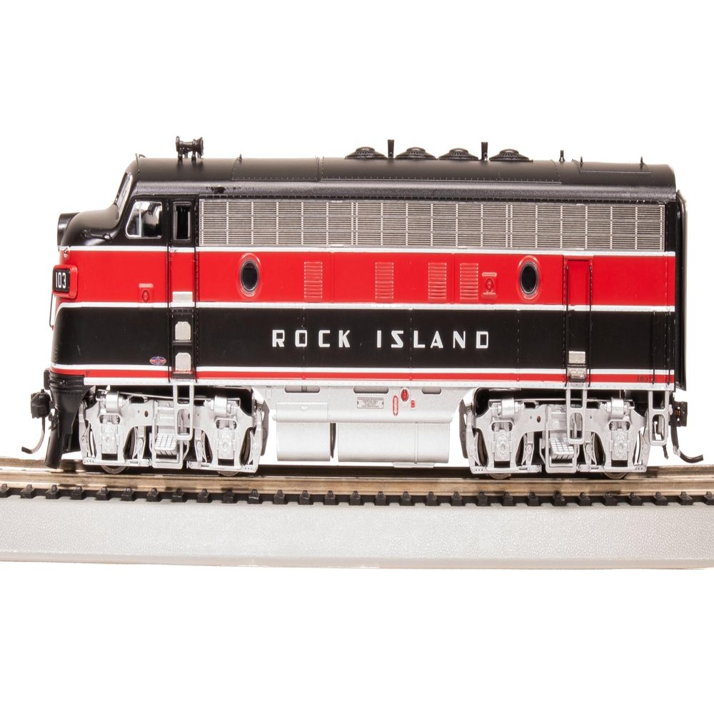 Broadway Limited 8202 EMD F7A, Crip 115, Red/Black w/Aluminum Trucks, Paragon4 Sound/DC/DCC, HO Scale