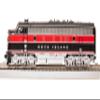 Broadway Limited 8202 EMD F7A, Crip 115, Red/Black w/Aluminum Trucks, Paragon4 Sound/DC/DCC, HO Scale view 1