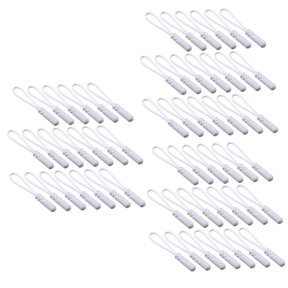 STOBOK 60pcs Zipper Helper Pull Chain Locking Zipper Pulls Pants Molded Sliders