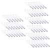 STOBOK 60pcs Zipper Helper Pull Chain Locking Zipper Pulls Pants Molded Sliders view 1