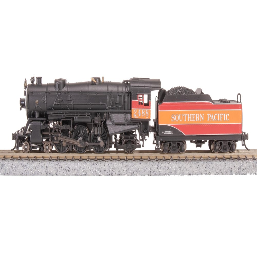 Broadway Limited 7990 Heavy Pacific 4-6-2, SP 2491, Daylight Fantasy Scheme, Paragon4 Sound/DC/DCC, N Scale