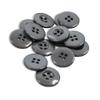 12 Pcs Foliage Green Sewing Buttons 0.75 Inch 30L, Glossy 4 Hole Round Plastic Buttons 19mm for Pants, Jackets, Bags, Sewing and Craft Projects view 1