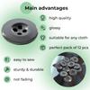 12 Pcs Foliage Green Sewing Buttons 0.75 Inch 30L, Glossy 4 Hole Round Plastic Buttons 19mm for Pants, Jackets, Bags, Sewing and Craft Projects view 3
