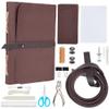 WEBEEDY 89Pcs Bookbinding Kit for Beginners DIY Leather Journal Bookbinding Set A5 Book Making Kit for Adults Complete Bookbinding Back to School Supplies with Thread,Sewing Needles,Paper & Other Tool view 1