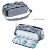 IMAGINING Carrying Case for Cricutt Joy Xtra, Joy Extra Carrying Bag with Pockets for Cricutt Accessories and Tools, Front and Back Side Full Open view 4