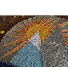 3D DIY Yarn Painting Pin String Nail String Art Kit Moon Luna Sea Mountian Winding Lines Drawing with Frame Room Deco (Color : 5 Size : 40x40cm) (2 40x40cm) view 3
