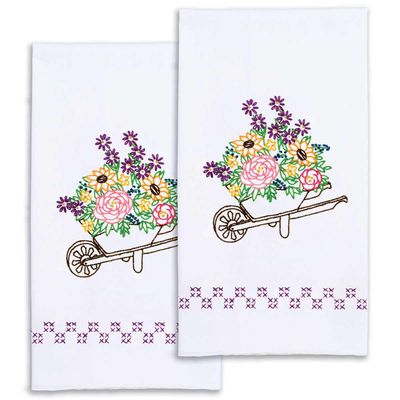 Wheelbarrow Decorative Hand Towels