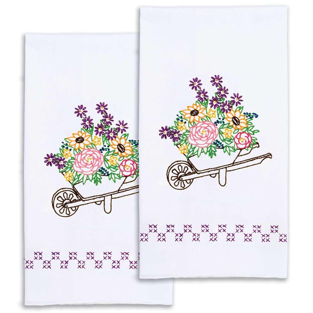 Wheelbarrow Decorative Hand Towels