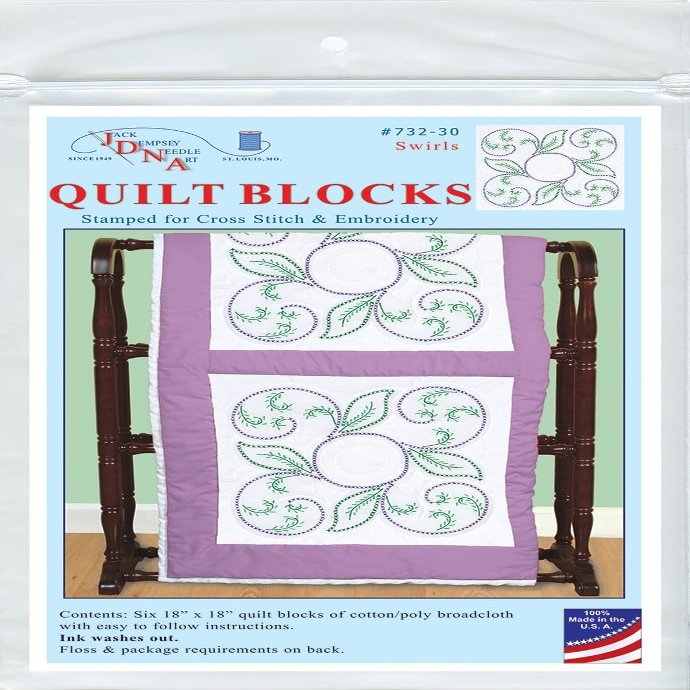 Swirls 18" Quilt Blocks