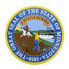 Scalecraft Minnesota State Seal 14" Mahogany Wood Plaque view 1