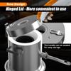 Nelyrho 6KG Hinged Flip Top Propane Melting Furnace Metal Smelting Machine with High Capacity, Melting Aluminum, Silver, and Copper Alloys, Easy-to-Use Foundry Kiln for Beginners and Professionals view 2