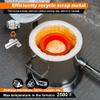 Nelyrho 6KG Hinged Flip Top Propane Melting Furnace Metal Smelting Machine with High Capacity, Melting Aluminum, Silver, and Copper Alloys, Easy-to-Use Foundry Kiln for Beginners and Professionals view 3