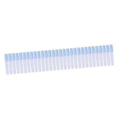 SHINEOFI 30pcs Sealed Tube Needle Holder Organizer Plastic Storage Bottles for Beads Jewelry and Sewing Accessories
