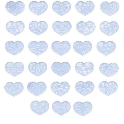 JAGTRADE Keychain 28Pcs Mini Size Nail Art Silicone Mold Leaves Flower Animals Template Acrylic Gel Tools Resin Mold Jewelry Making Tools