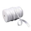 LYRACCES 1/2 Inch Satin bias Tape with Lip Cotton Fabric Cord Edge Rope Ribbon Upholstery Sewing Piping Trims Pack of 87yards (White #11) view 1