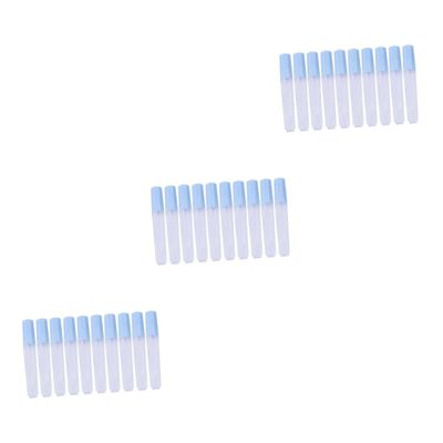 STOBOK 30pcs Material Needle Holder Tube Container Cap Sealed Needle Storage Organizer for Sewing Crochets Knits