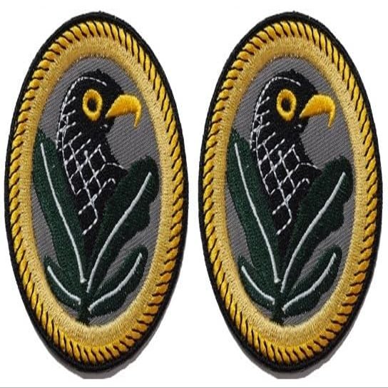 2pc German Sniper Embroidery Patches Tactical Military Appliqued Badges for Clothing Hat Bag Jackets Backpack Embroidered Patch