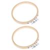 STOBOK 2pcs Embroidery Hoop Circle Frame for Craft Cross Needlework for Beginners Decoration Projects view 1