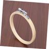 STOBOK 2pcs Embroidery Hoop Circle Frame for Craft Cross Needlework for Beginners Decoration Projects view 4