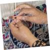 Tofficu 2sets Wooden Tapestry Weaving Tools Needles Smooth Handcraft Weaving Shuttle for Knitting Wall Hangings Scarves view 4